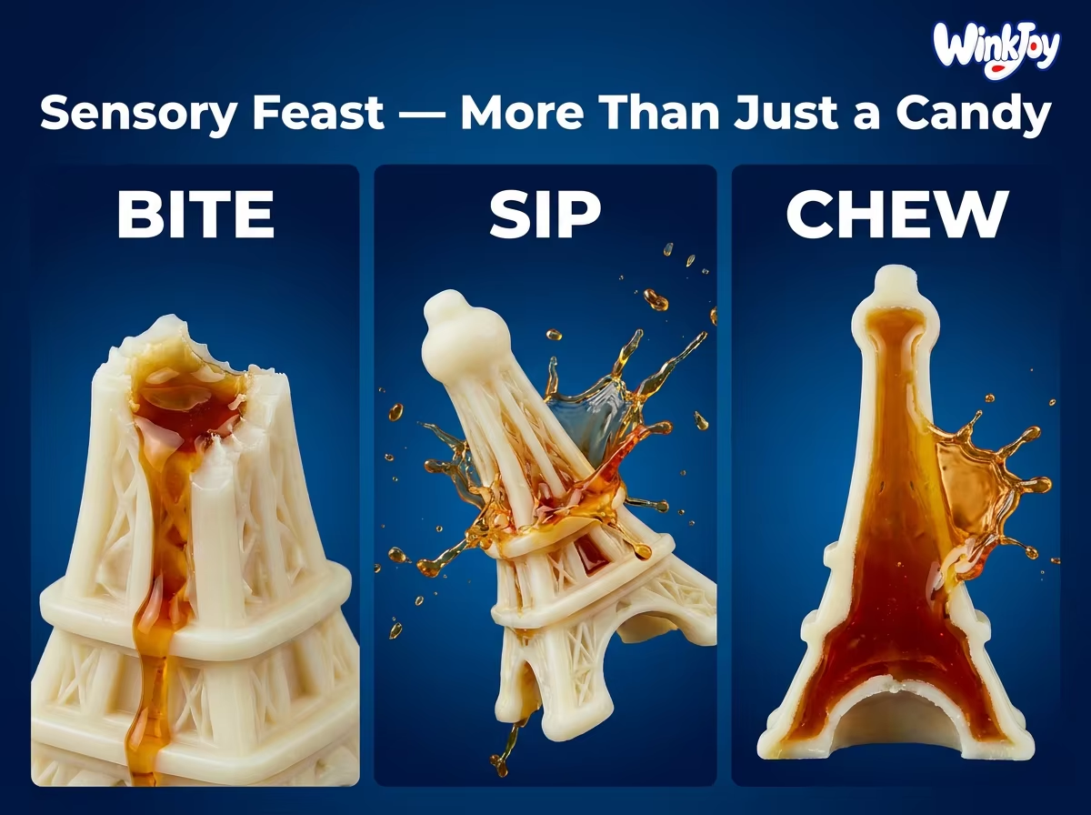 Latest company news about 🍬 Juice-Filled Wax Bottle Candy: Boost Your Business with a Viral Product